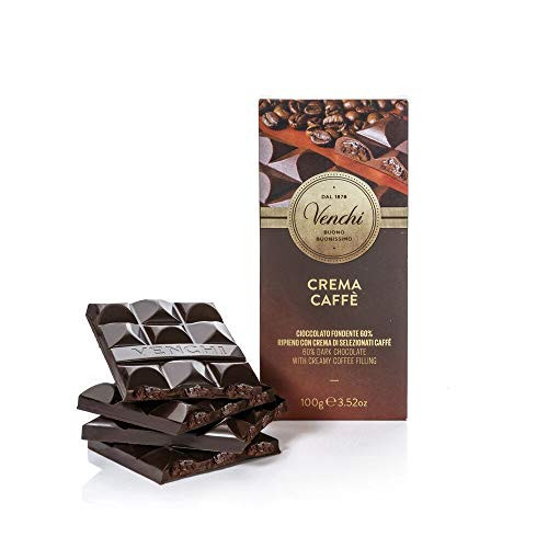 Venchi 60% Dark Chocolate Bar with Coffee Filling 3.52oz Venchi 60% Dark Chocolate Bar with Coffee Filling 3.52oz