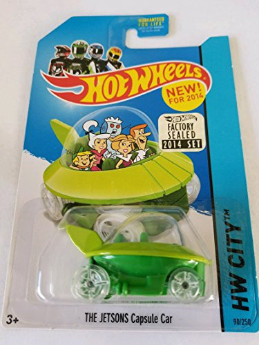 Hot Wheels 2014 Factory Sealed Set Exclusive Hw City - The Jetsons Capsule Car