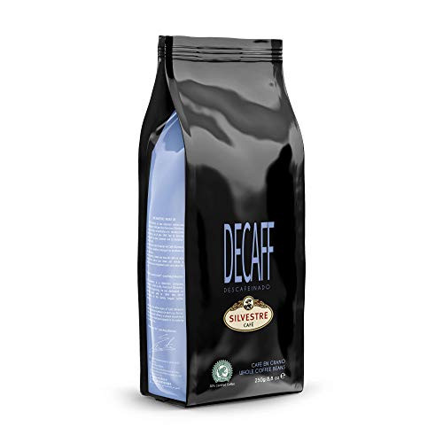 Cafe Silvestre Decaf Whole Roasted Coffee Beans Imported from Spain 8.8oz