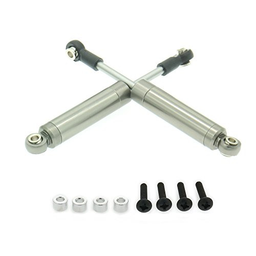 RCAWD 102mm Internal Spring Shock Absorber Damper 75004 Aluminum Alloy Compatible with Rc Car 1 10 Crawler Truck Upgraded Hop-Up Parts HPI HSP Losi Axial Tamiya 2Pcs Titanium RCAWD 102mm Internal Spring Shock Absorber Damper 75004 Aluminum Alloy Compatible with Rc Car 1 10 Crawler Truck Upgraded Hop-Up Parts HPI HSP Losi Axial Tamiya 2Pcs Titanium