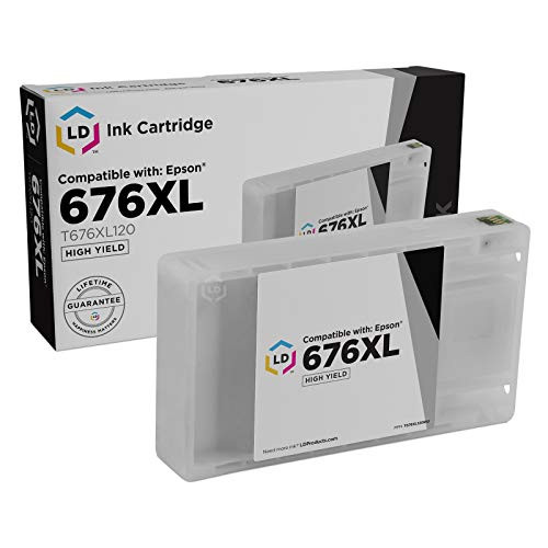 LD Remanufactured Ink Cartridge Replacement for Epson 676XL T676XL120 High Yield Black LD Remanufactured Ink Cartridge Replacement for Epson 676XL T676XL120 High Yield Black