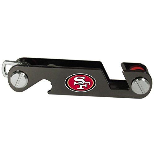 NFL San Francisco 49ers Unisex Siskiyou SportsKey Organizer Metal One Size NFL San Francisco 49ers Unisex Siskiyou SportsKey Organizer Metal One Size