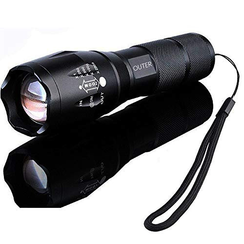 XM-L2 Flashlight  1000 LM Zoomable Tactical Military Waterproof LED 18650 AAA Flashlight Torch