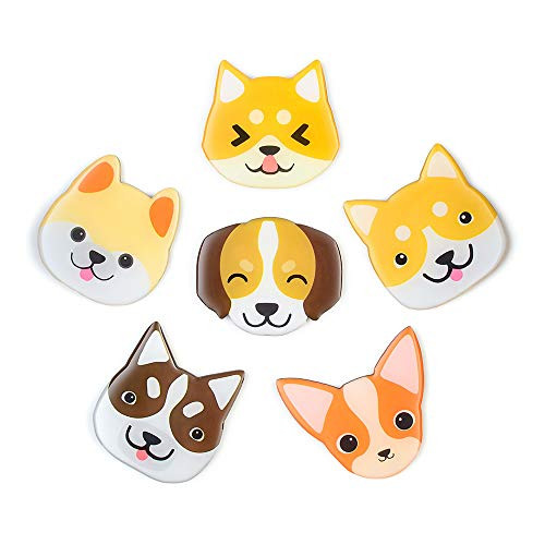MORCART 6Pcs Dog Refrigerator Magnet - Cute Fridge Decoration - Locker Whiteboard Dishwasher Magnet - Funny Animal Magnet - Gift for Kids and Animal Lovers MORCART 6Pcs Dog Refrigerator Magnet - Cute Fridge Decoration - Locker Whiteboard Dishwasher Magnet - Funny Animal Magnet - Gift for Kids and Animal Lovers