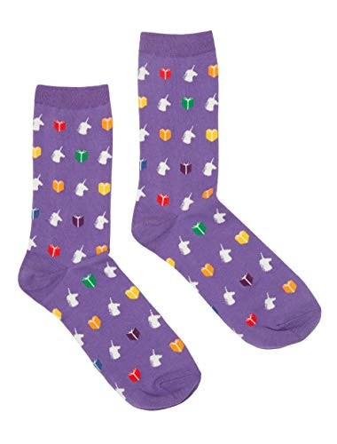 Book Riot by Out of Print Read the Rainbow Unisex Socks Large