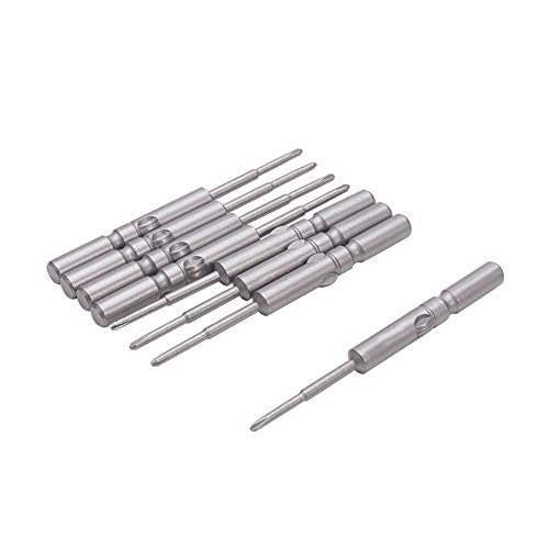 Utoolmart 5mm Round Shank 60mm Length 1.6mm PH00 Magnetic Screwdriver Bits 8Pcs