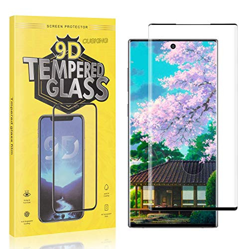 Screen Protector Compatible with Galaxy Note 10 Plus  CUSKING Ultra Thin 9H Screen Protector for Samsung Galaxy Note 10 Plus  Bubble Free  99.99% Clarity Tempered Glass  1 Pack