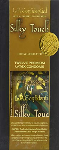 Caution Wear Condoms L.A Confidential Silky Touch Pack Latex Condoms  12 Count