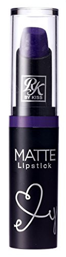Kiss Ruby Kisses Matte Lipstick Purple Affair  3ml   3 Pack