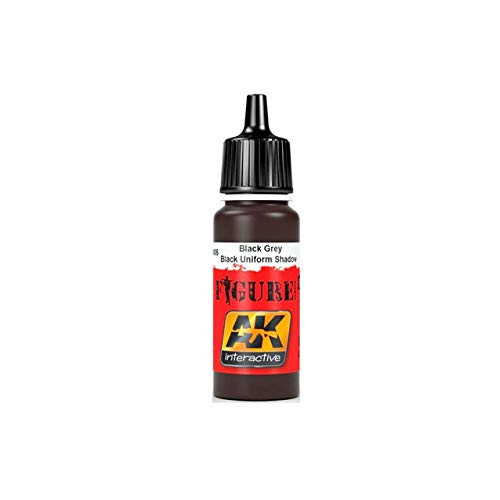 AK Interactive Black Grey Black Uniform Dark Shade - Plastic Model Paints and Finishes  3006