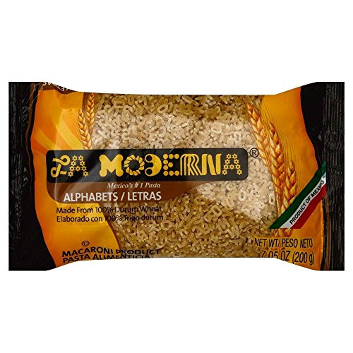 La Moderna Alphabet Letras 100% Durum Wheat 7.05 Oz. Pack Of 3.