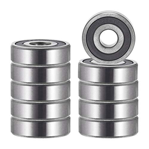 BELLA BAYS 10 pcs 6200-2RS Double Rubber Seaedl Bearings 10x30x9mm Lubricated Stable Performance and Cost Effective Chrome Steel Deep Groove Ball Bearings BELLA BAYS 10 pcs 6200-2RS Double Rubber Seaedl Bearings 10x30x9mm Lubricated Stable Performance and Cost Effective Chrome Steel Deep Groove Ball Bearings