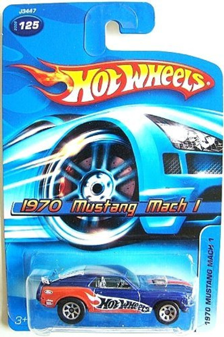 Hot Wheels 2006-125 1970 Mustang Mach 1 1 64 Scale Collectible Die Cast Car