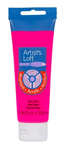 Artist's Loft Acrylic Paint  4 oz  Neon Pink