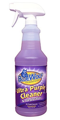 BLUE WOLF SALES  and  SERVICE BW-PQ Ultra Purple Cleaner  and  Degreaser Spray Bottle - 32 oz