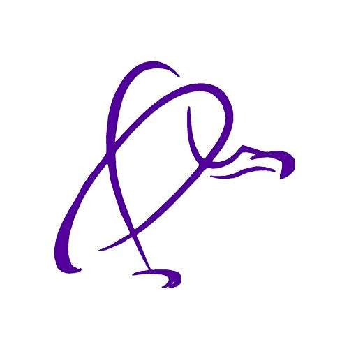 Vulture Drawing Art - Vinyl Decal Sticker - 6.25" x 5.75" - Purple Vulture Drawing Art - Vinyl Decal Sticker - 6.25" x 5.75" - Purple