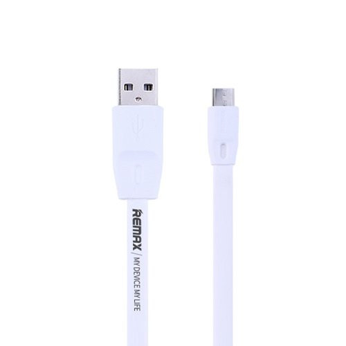 REMAX Full Speed 3.3ft Micro USB Cables High Speed USB 2.0 A Male to Micro B Sync and Charge Cables [White]