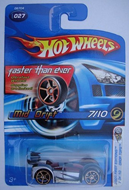 HOT WHEELS 2005 FIRST EDITIONS FASTER THAN EVER GRAY MID DRIFT 27 HOT WHEELS 2005 FIRST EDITIONS FASTER THAN EVER GRAY MID DRIFT 27