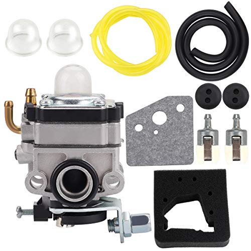 Hipa Carburetor Plus Air Filter Tune Up Kit for Honda GX22 GX31 Engine FG100 Tiller