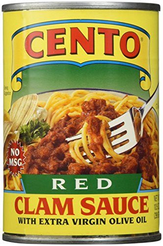 CENTO FOODS Red Clam Sauce 10.5 Oz  10.5 OZ