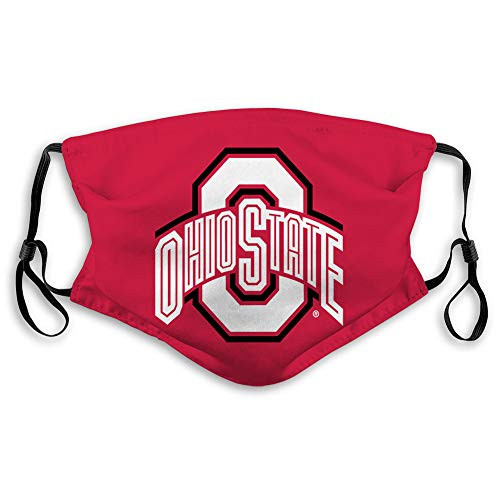 NYNELSONG O Buckeye Face Mask Adjustable Unisex Face Cover Reusable Men Woman Kids Anti Dust Masks