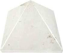 Spiritual Elementz White Crystal Pyramid  1'Inch  Stone of Purity and Positivity.