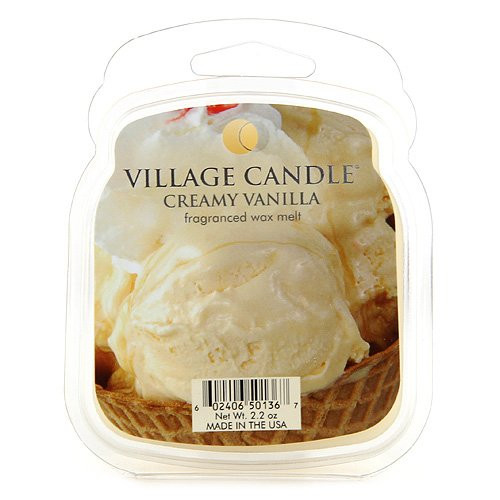 Village Candle Creamy Vanilla Wax Melt Scented Wax Melt 2.2 oz Ivory Village Candle Creamy Vanilla Wax Melt Scented Wax Melt 2.2 oz Ivory