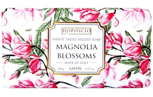 Hopificio Magnolia Blossom Luxury Italian Soap Bar 9.17 Oz