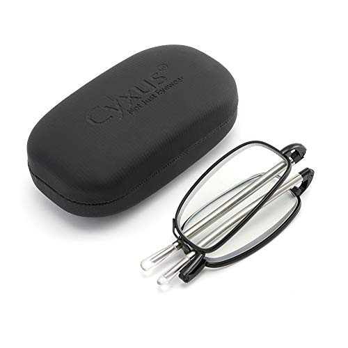 Cyxus Reading Glasses Blue Light Blocking Includes Glasses Case Anti Eyestrain Folding Computer Readers