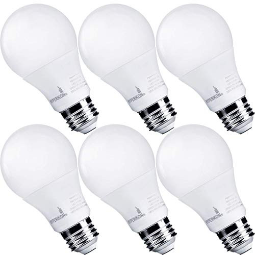 Hyperikon LED Light Bulb A19 9W 60W CRI90Plus Dimmable LED Lighting E26 Medium Screw Base Omnidirectional UL Soft White 6 Pack Hyperikon LED Light Bulb A19 9W 60W CRI90Plus Dimmable LED Lighting E26 Medium Screw Base Omnidirectional UL Soft White 6 Pack