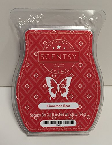 Cinnamon Bear Scentsy Bar Wickless Candle Tart Warmer Wax 3.2 Oz