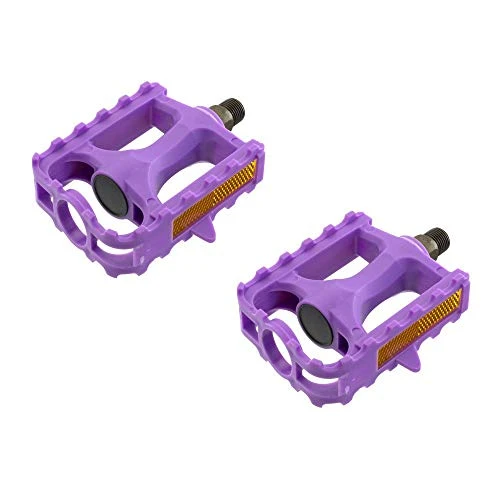 Fenix Plastic 543 MTB Bike Pedals  Various Sizes and Colors  Purple  9 16"