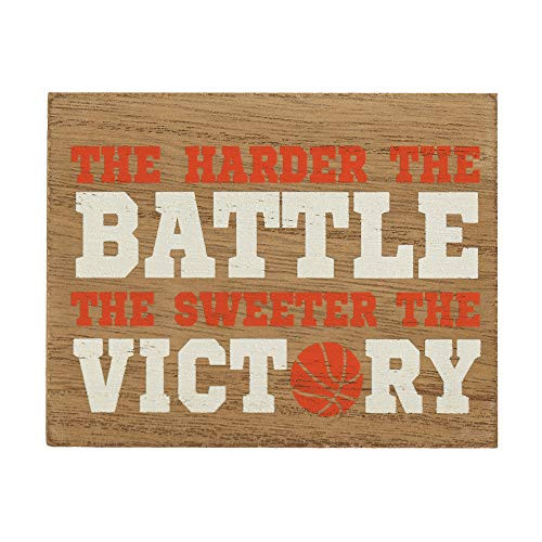 Dicksons Harder Battle Sweeter Victory Orange Basketball 4 x 3 MDF Decorative Wall Sign Plaque Dicksons Harder Battle Sweeter Victory Orange Basketball 4 x 3 MDF Decorative Wall Sign Plaque