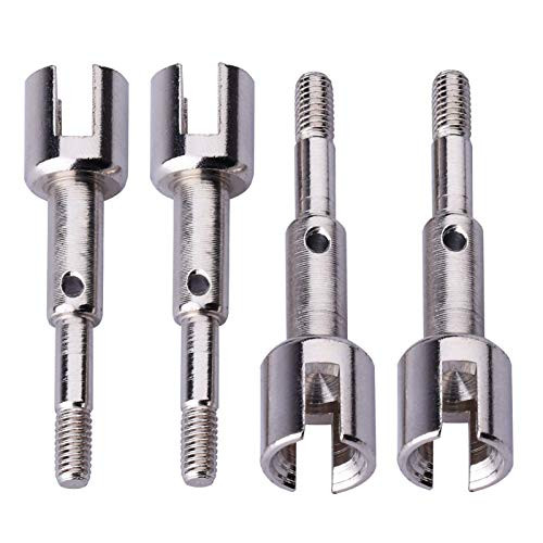 Hobbypark Steel Stub Wheel Axle  Front  and  Rear   for 1 10 Redcat Blackout XTE XBE SC  Pro   Replace BS213-005  4-Pack