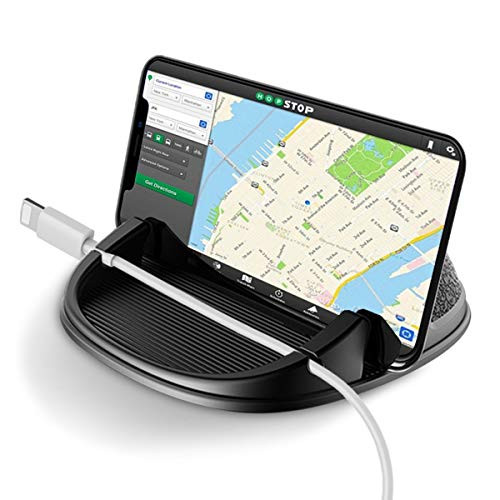 Car Phone Holder  Car Phone Mount Silicone Phone Car Dashboard Car Pad Mat Various Dashboards  Anti-Slip Desk Phone Stand Compatible with iPhone  Samsung  Android Smartphones  GPS AA3