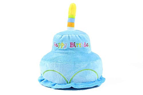 Midlee 2 Layer Birthday Cake Dog Toy by Blue Midlee 2 Layer Birthday Cake Dog Toy by Blue