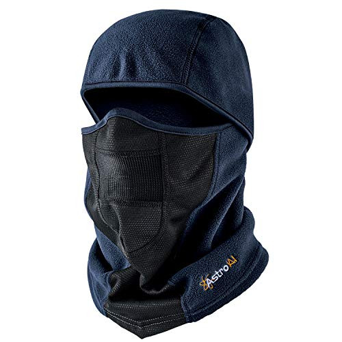 AstroAI Balaclava Ski Mask Winter Face Mask for Cold Weather Windproof Breathable for Men Women Skiing Snowboarding  and  Motorcycle Riding Blue
