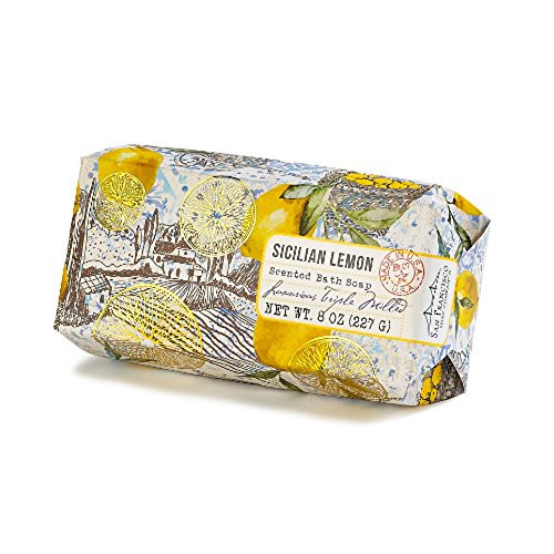 San Francisco Soap Company Pillow Bath Bars Gift Box  Sicilian Lemon Bar