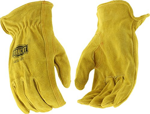 West Chester IRONCAT 9405 Select Split Cowhide Leather Driver Work Gloves: Tan, XXX-Large, 1 Pair