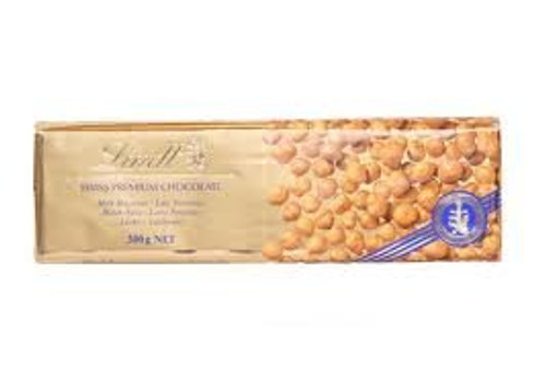 Lindt  and  Spruengle - Swiss Milk Chocolate Bar with whole hazelnuts