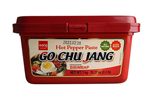 Wang Gochujang Korean Red Pepper Paste 2.2 Pound
Wang Gochujang Korean Red Pepper Paste 2.2 Pound