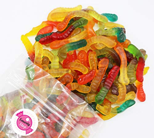 Smarty Stop Gummy Collection  Assorted Gummy Worms candy  2 LB