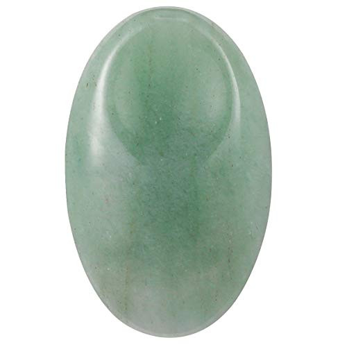 rockcloud Pack of 2 Green Aventurine Crystal Thumb Worry Stone for Anxiety Healing Crystal Pocket Palm Stone Oval Shape rockcloud Pack of 2 Green Aventurine Crystal Thumb Worry Stone for Anxiety Healing Crystal Pocket Palm Stone Oval Shape