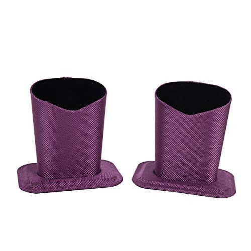 Bleiou 2 Pack Eyeglasses Holder Stand Glasses Stand Case Eyeglasses Protective Holder for Desks or Nightstands Purple
