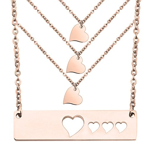 WUSUANED Mother Daughter Necklace Set 