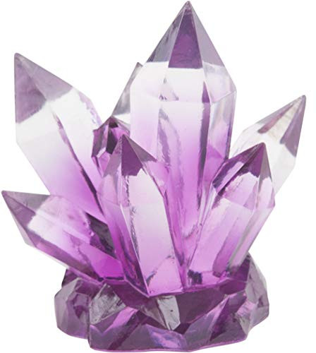 Penn-Plax Deco-Replicas Crystal Cluster and Crystal Cave Aquarium Decorations  Amethyst Purple  Crystal Cluster