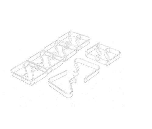 Saim Table Cloth Clamps Cover Clips Tablecloth Clips Plastic Holder Clamp Clear for Home Kitchen Restaurant Party Picnic 3.5-5cm Thickness 24 Pcs  Large