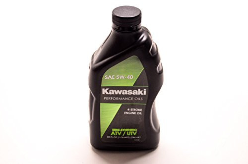 Kawasaki ATV UTV Engine Oil 5W40 Semi-Synthetic 1 Quart K61021-205A Kawasaki ATV UTV Engine Oil 5W40 Semi-Synthetic 1 Quart K61021-205A