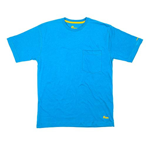 Berne Men's Lightweight Short Sleeve Performance Tee  2X-Large Tall  Bahama Blue