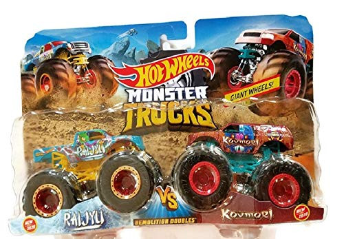 Hot Wheels Monster Trucks Demolition Double Raijyu Vs. Koumori Hot Wheels Monster Trucks Demolition Double Raijyu Vs. Koumori